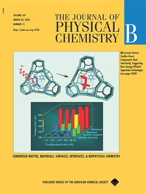 Blanco and Auerbach on the Cover of J. Phys. Chem. B
